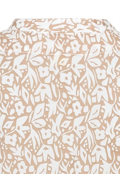 Stufenkleid mit Allover-Blumenprint biscuit milk white a