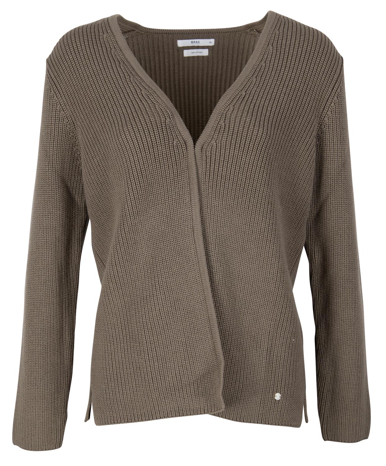 Brax Damen Pullover Style ANIQUE khaki bequem online kaufen bei | Cardigans