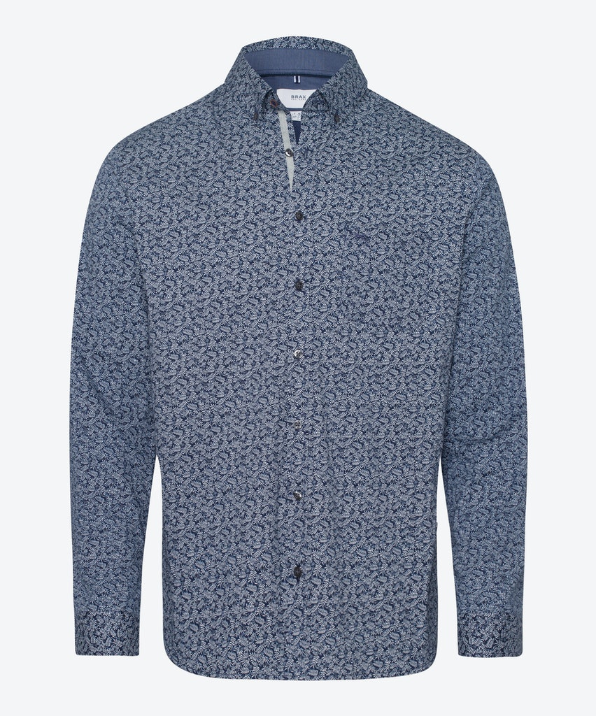 Brax Herren Hemd 45-3167 Blue - modern fit