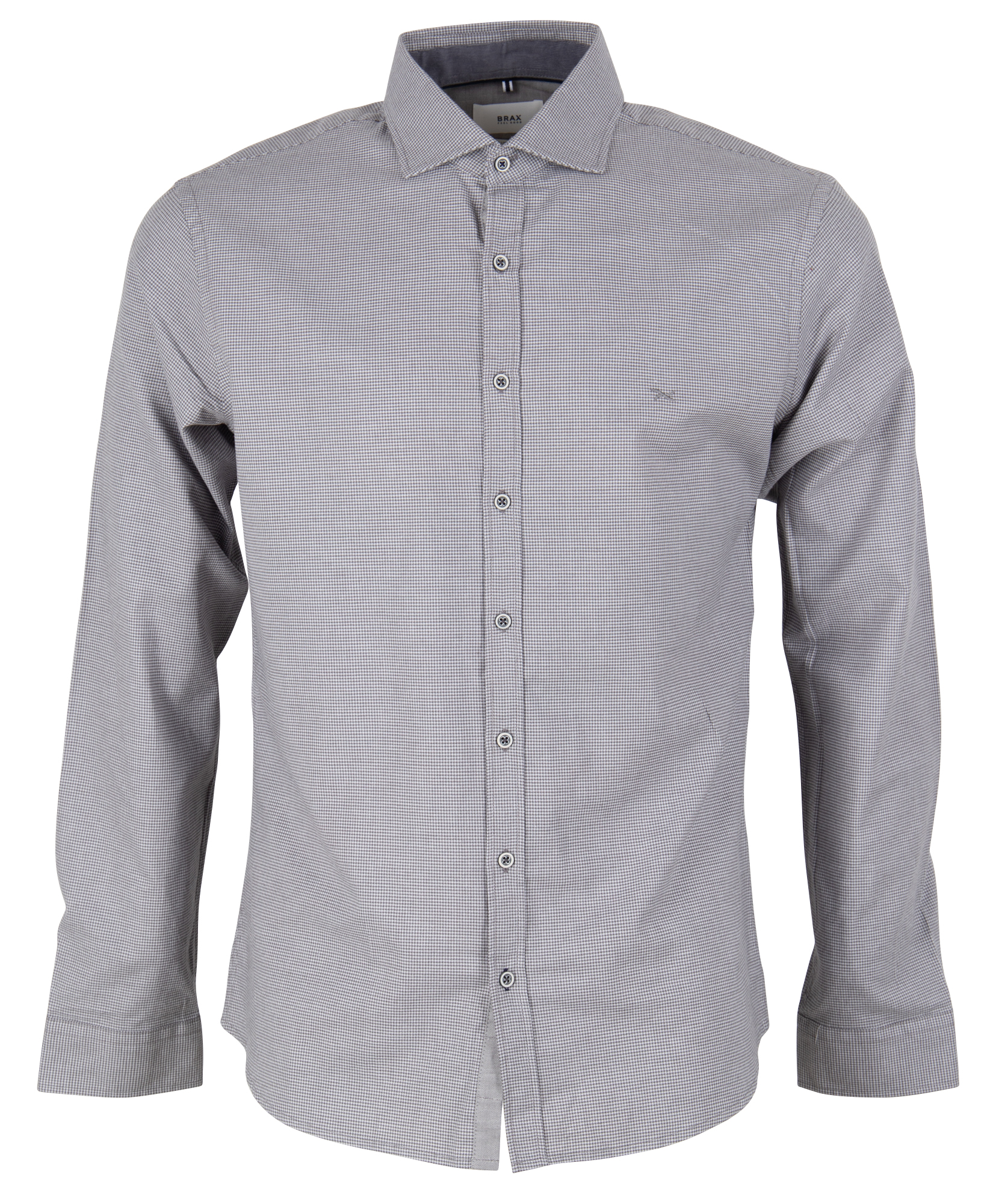 Brax Herren Hemd 45-3597 Grau - größe