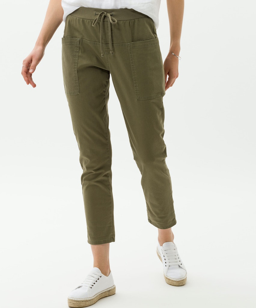 Brax Damen Hose Style Merrit S olive bequem online kaufen bei