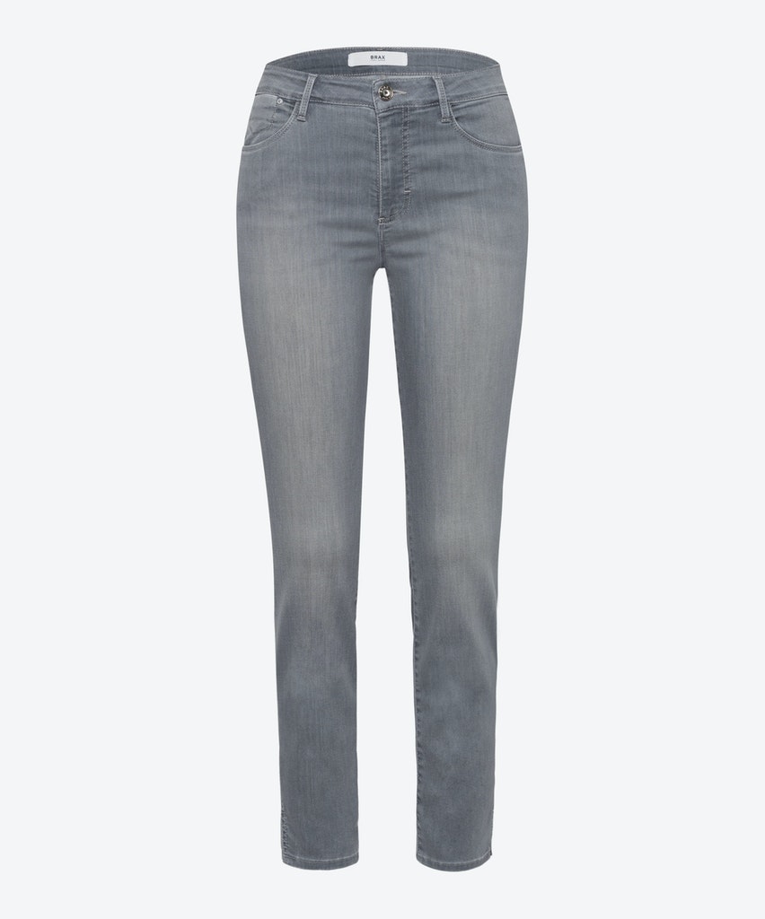 Brax Damen Jeans 74-6994-shakira S Used Light Grey - skinny fit