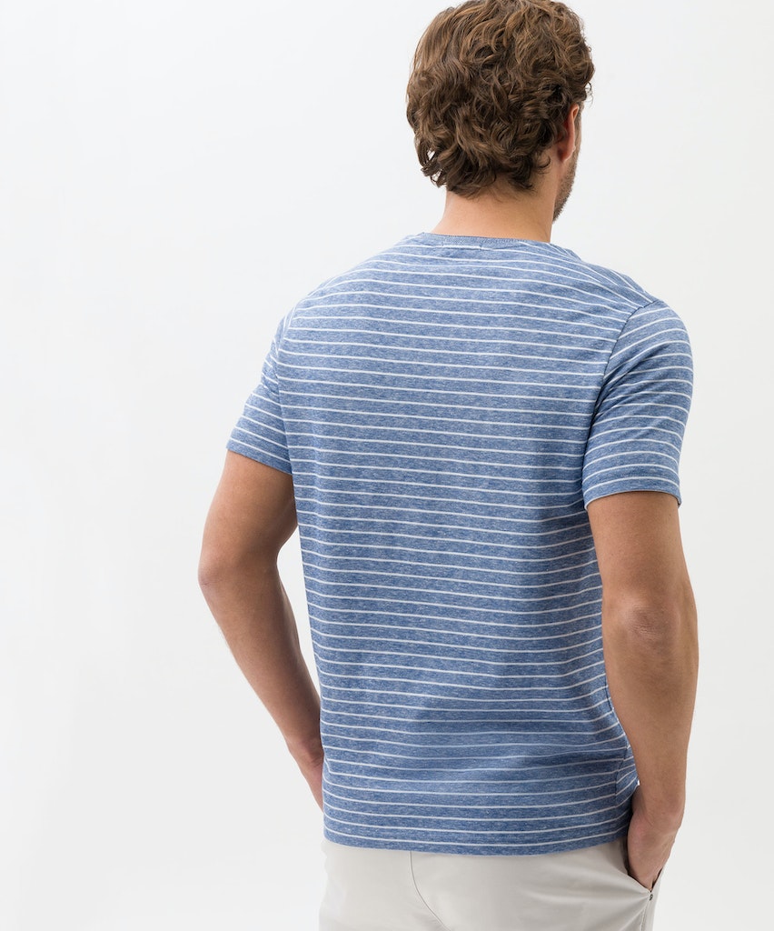 Brax Herren T-Shirt Style Timo cobalt bequem online kaufen bei