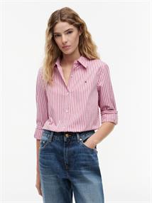 SUMMER POPLIN REGULAR SHIRT pink multi stripe