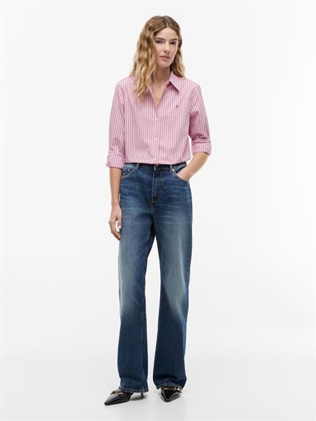 SUMMER POPLIN REGULAR SHIRT pink multi stripe