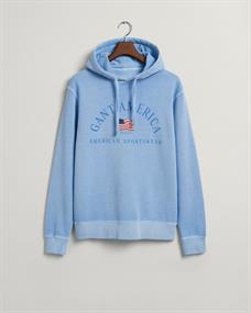 Sunfaded GANT USA Hoodie gentle blue