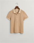 Sunfaded Piqué Poloshirt dry sand