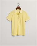 Sunfaded Piqué Poloshirt lemonade yellow