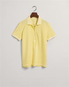 Sunfaded Piqué Poloshirt lemonade yellow