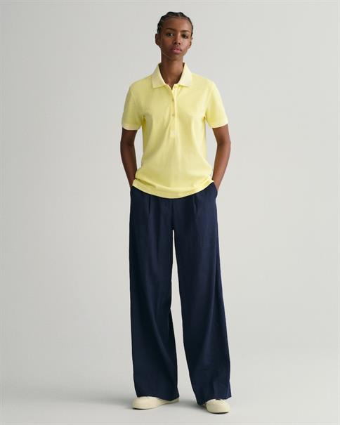 Sunfaded Piqué Poloshirt lemonade yellow