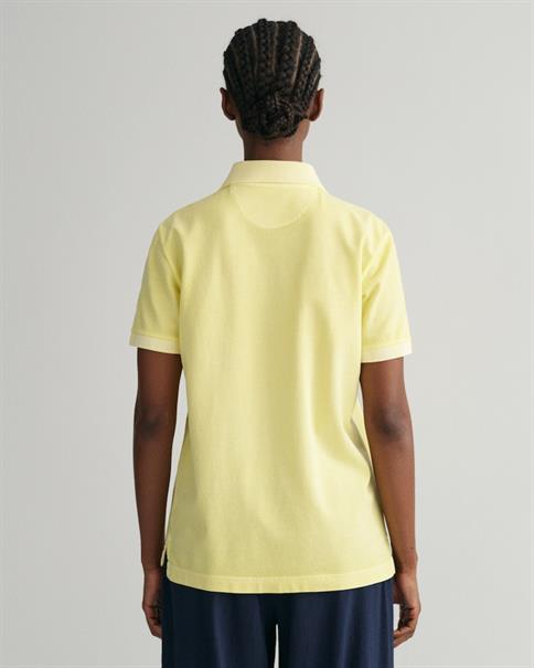 Sunfaded Piqué Poloshirt lemonade yellow