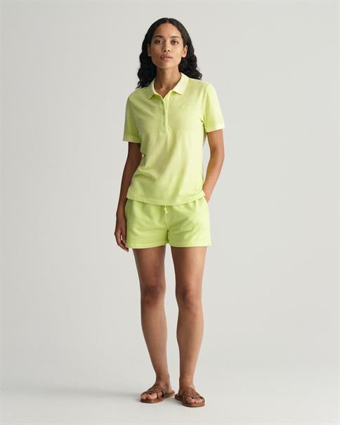 Sunfaded Piqué Poloshirt pastel lime