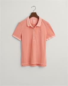 Sunfaded Piqué Poloshirt peachy pink