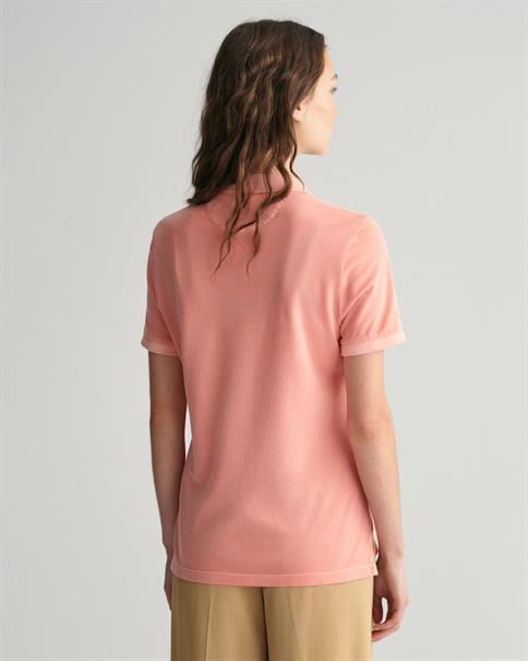 Sunfaded Piqué Poloshirt peachy pink