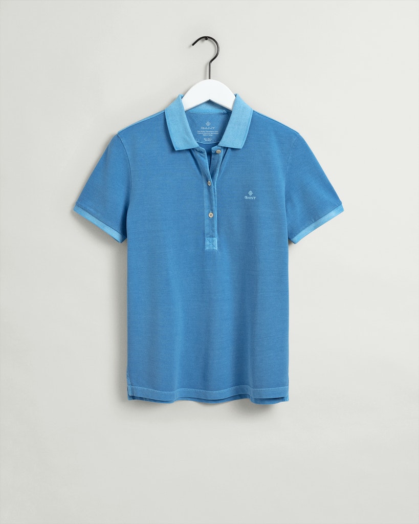 Gant Damen Poloshirt 4203206 Silver Lake Blue