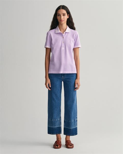 Sunfaded Piqué Poloshirt soothing lilac