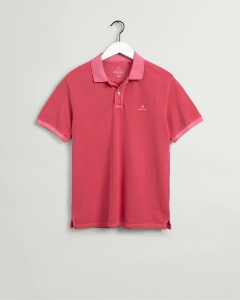 Sunfaded Piqué Poloshirt watermelon pink