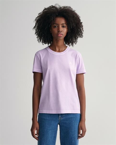 Sunfaded Rundhals-T-Shirt soothing lilac