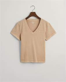 Sunfaded V-Neck T-Shirt dry sand