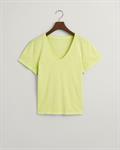 Sunfaded V-Neck T-Shirt pastel lime