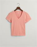 Sunfaded V-Neck T-Shirt peachy pink