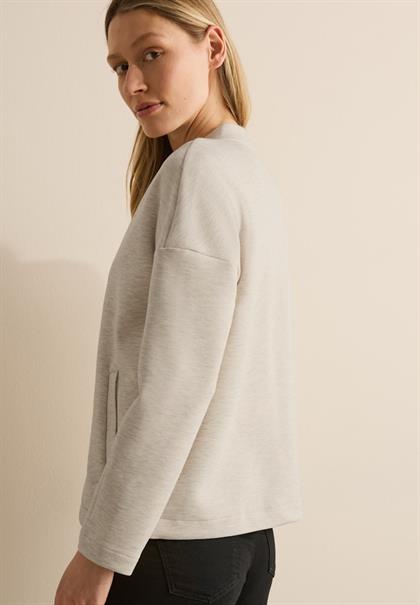 Sweat Blouson desert beige melange
