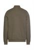 Sweat-Bomberjacke mit Ärmeltasche dark olive green