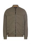 Sweat-Bomberjacke mit Ärmeltasche dark olive green