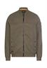 Sweat-Bomberjacke mit Ärmeltasche dark olive green
