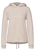 Sweat Hoodie smooth sand beige