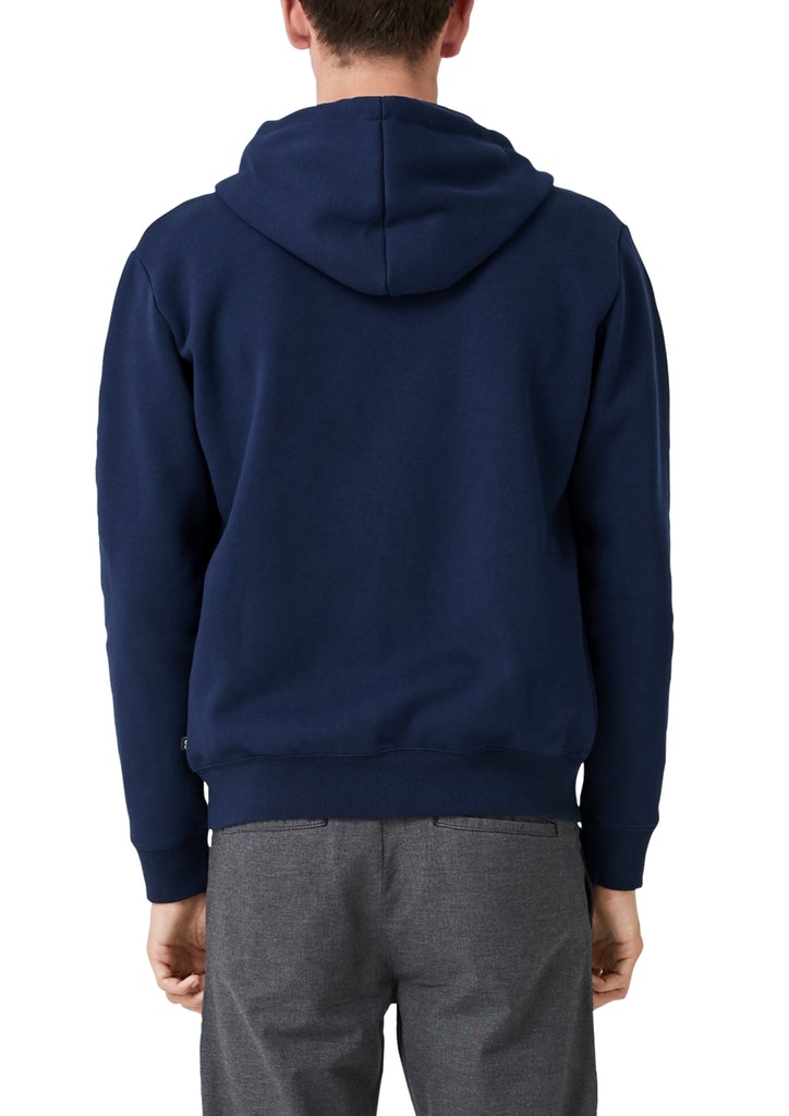 blau Sweat-Jacke kaufen online QS Sweatshirt bei Herren bequem