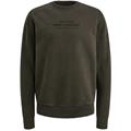 sweat knit combination dark grey