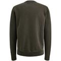 sweat knit combination dark grey