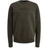 sweat knit combination dark grey
