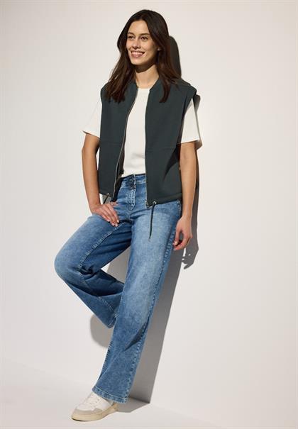 Sweat Weste slate khaki