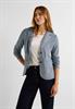 Sweatblazer in Piqué deep lake green