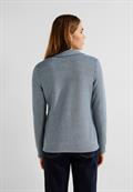 Sweatblazer in Piqué deep lake green