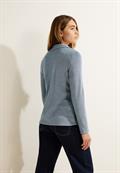 Sweatblazer in Piqué deep lake green