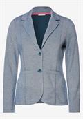Sweatblazer in Piqué deep lake green