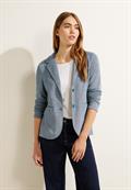 Sweatblazer in Piqué deep lake green