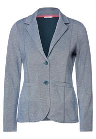 Sweatblazer in Piqué deep lake green
