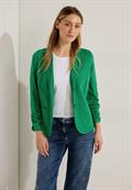 Sweatblazer mit Raffung easy green