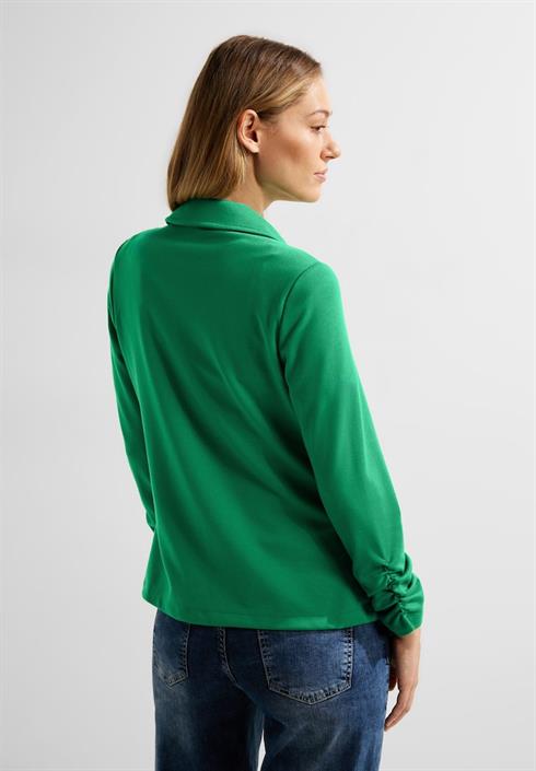 sweatblazer-mit-raffung-easy-green