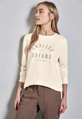 Sweater mit Artwork lucid white