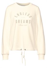 Sweater mit Artwork lucid white