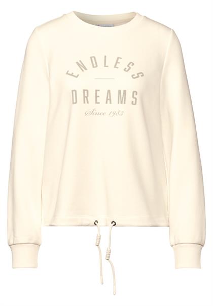 Sweater mit Artwork lucid white