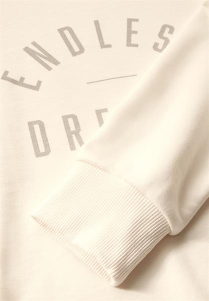 Sweater mit Artwork lucid white