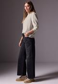 Sweater mit Raffungen cloud cream mel.