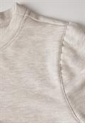 Sweater mit Raffungen cloud cream mel.