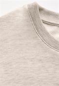 Sweater mit Rundhals cloud cream mel.